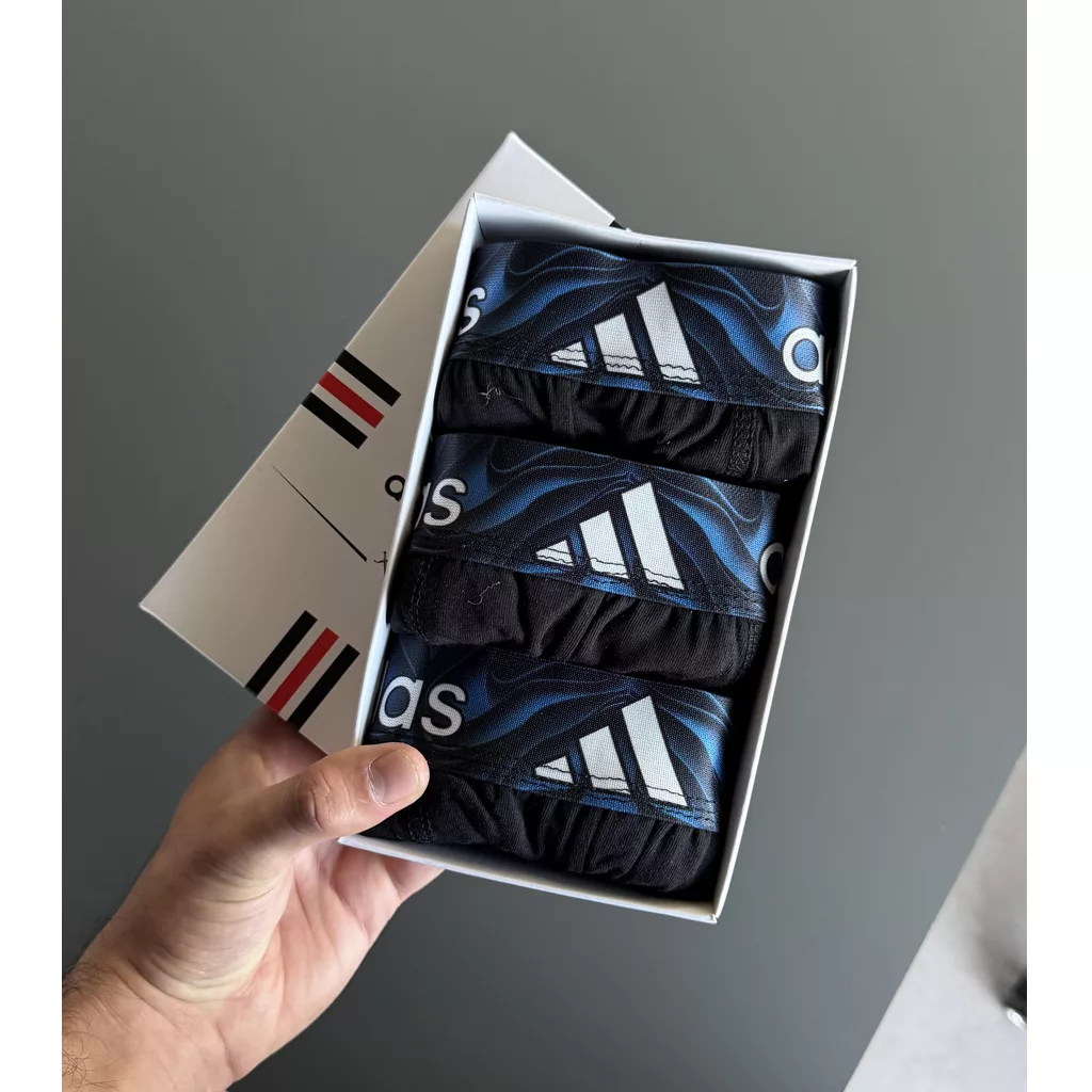 شورت پادار برند adidas سه رنگ