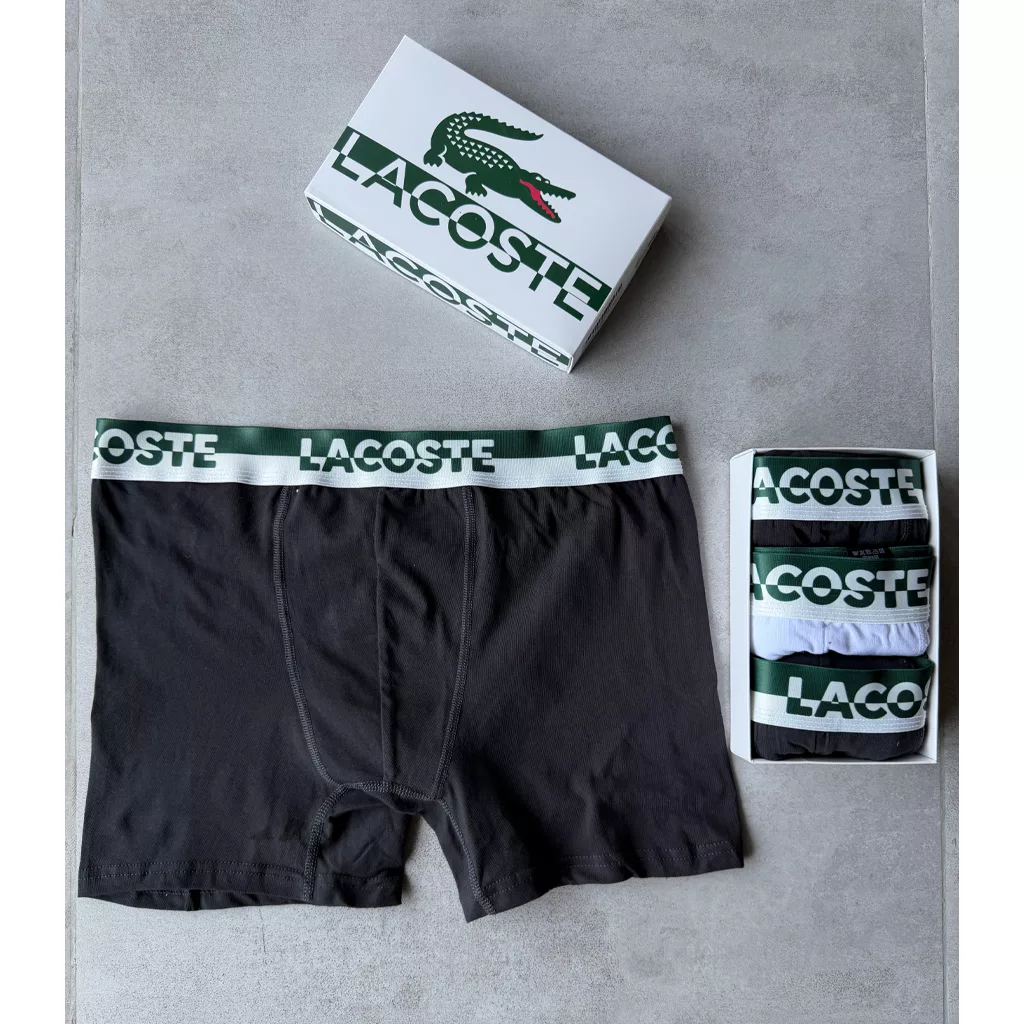 شورت پادار برند Lacoste سه رنگ شماره 4