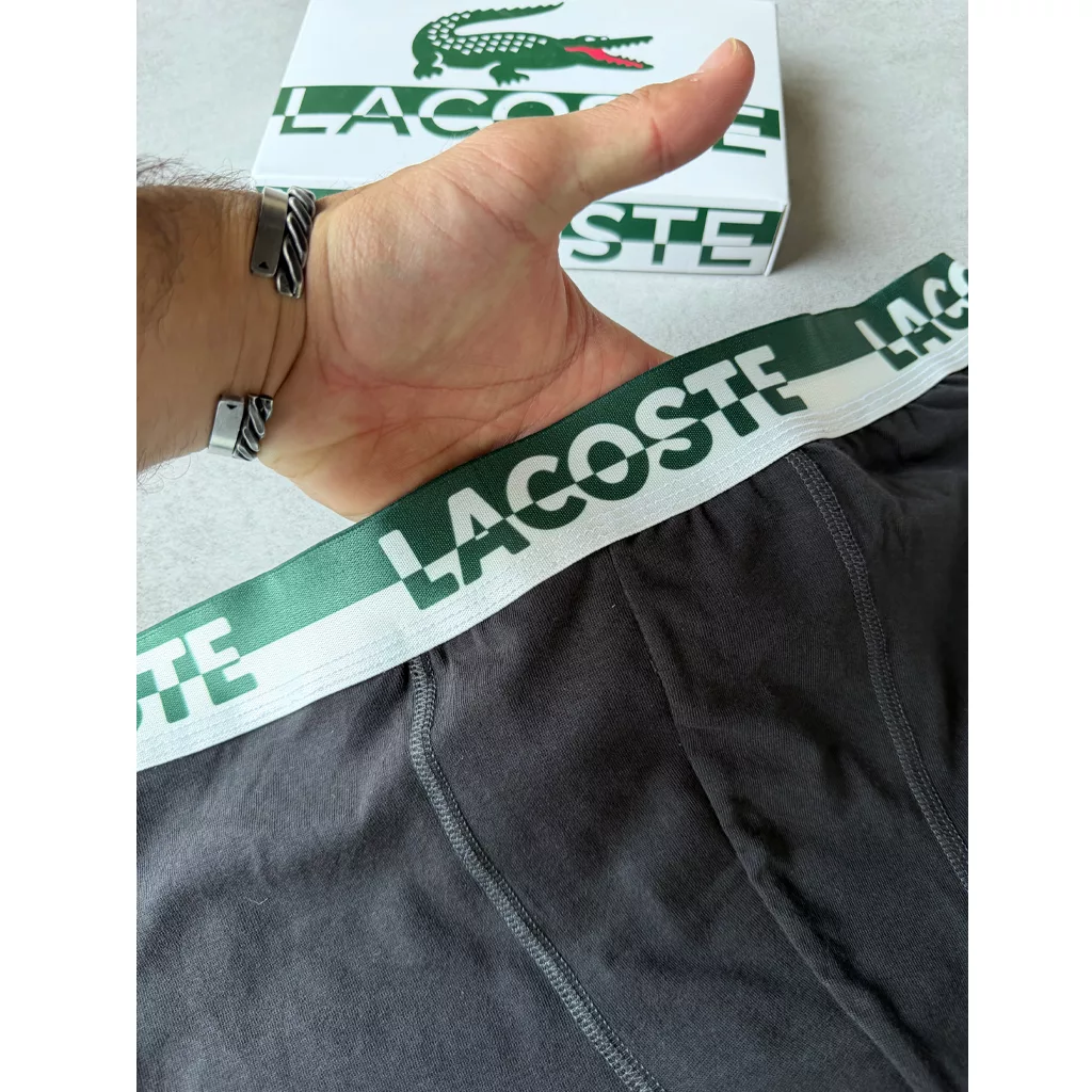 شورت پادار برند Lacoste سه رنگ شماره 4