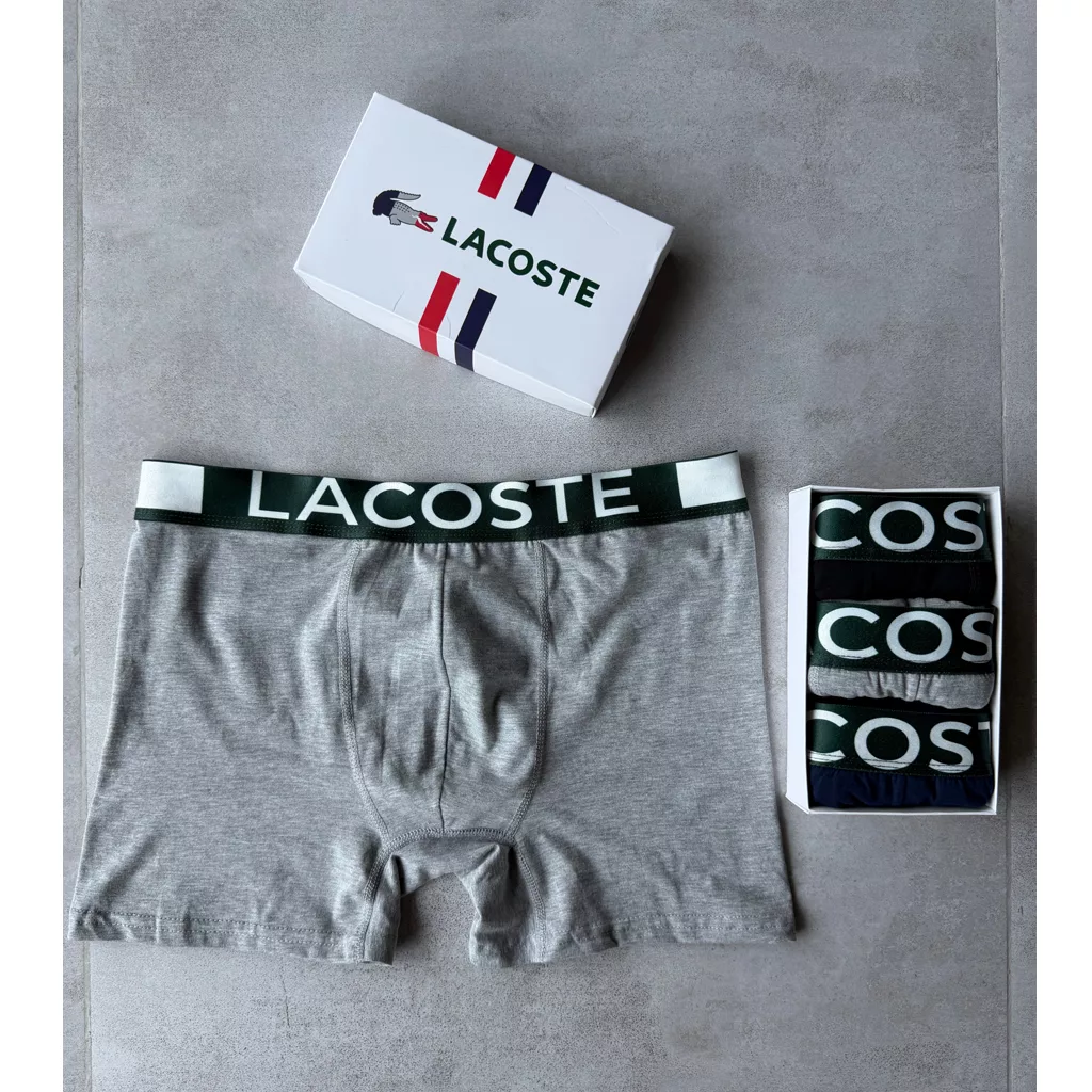 شورت پادار برند Lacoste سه رنگ شماره 3