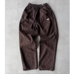 جاگر جین Adidas رنگ قهوه ای
