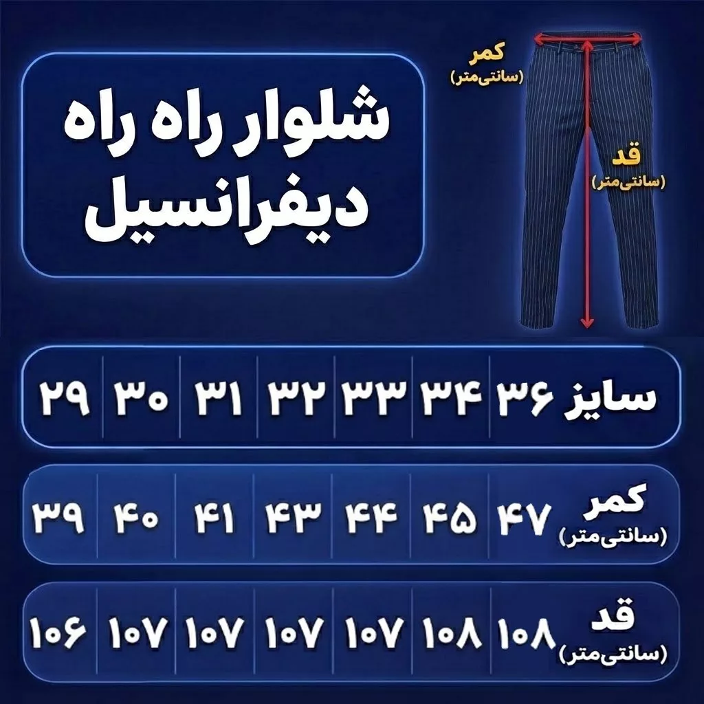 شلوار جین راه راه برند Differential رنگ مشکی