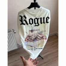 تیشرت سفید مدل rogue سرکش  مکانیک