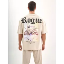 تیشرت کرمی مدل rogue سرکش  مکانیک