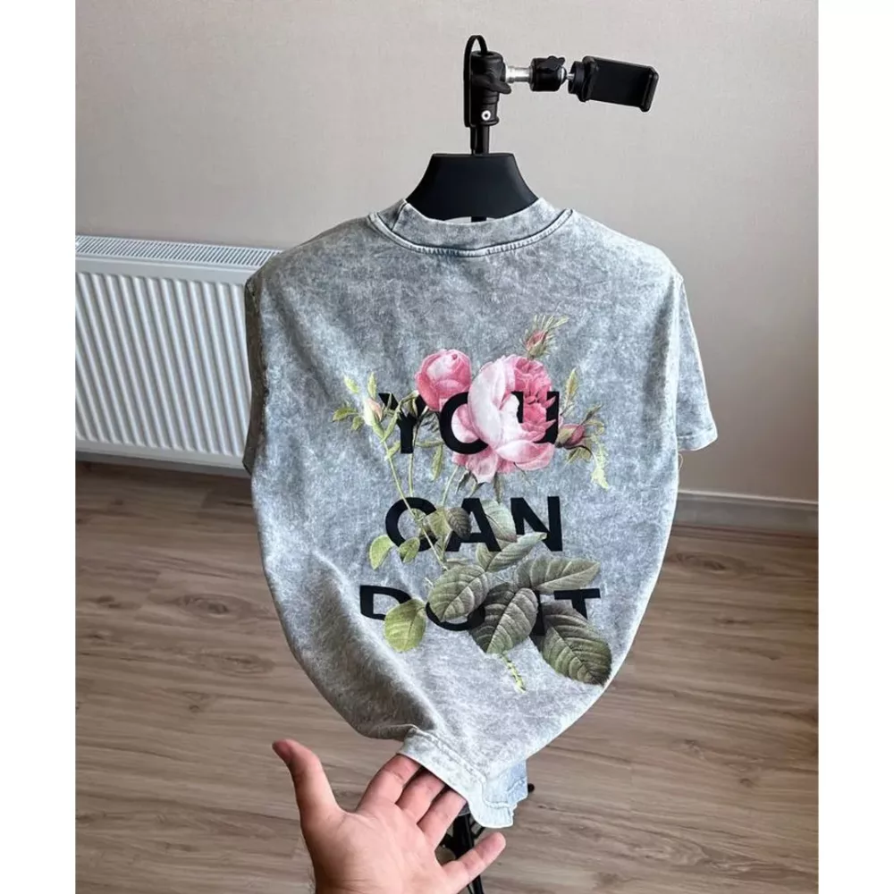 تیشرت کچ catch طوسی روشن  مدل تو می توانی  you can do it